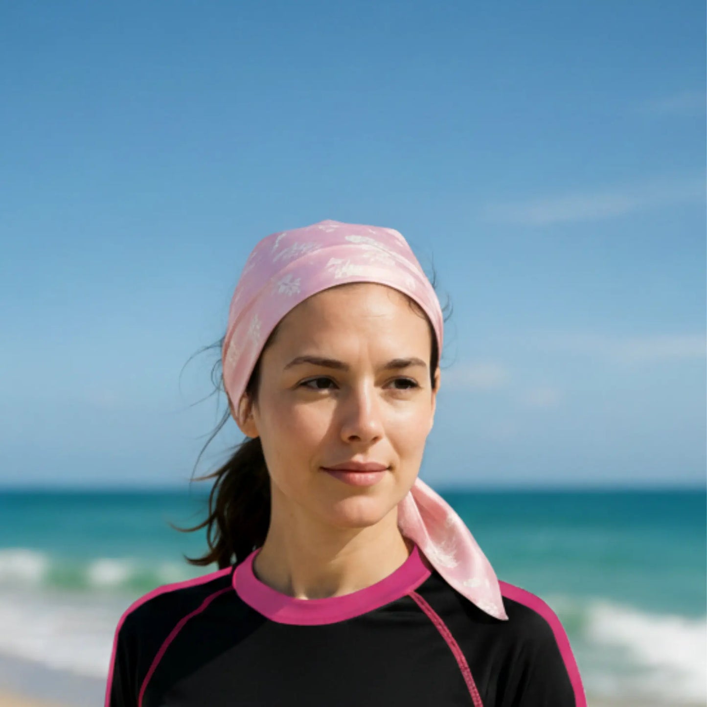 Bandana de bain Anti-UV pour Femme Plouf