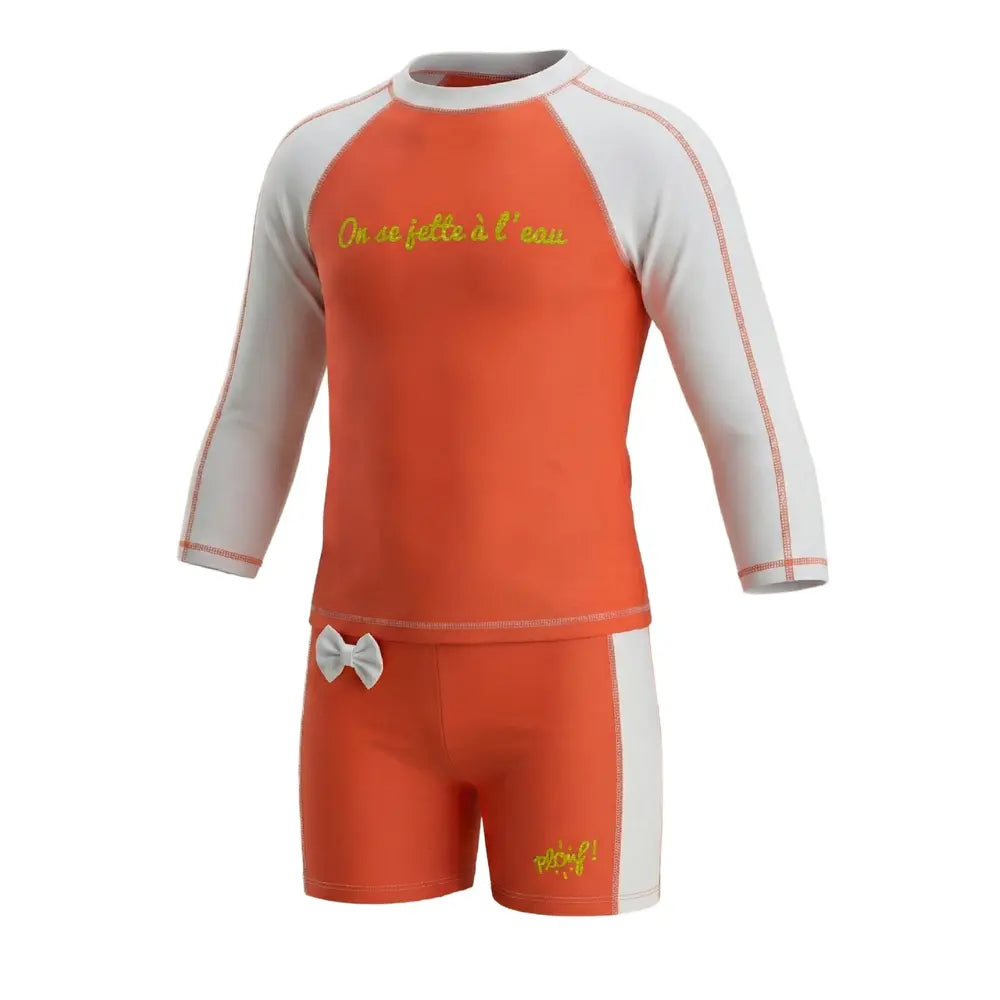 Ensemble Vêtement Fille : T-shirt Long Et Bermuda Assorti - Taille 6 Ans - Thème E.T. - Occasion TBE