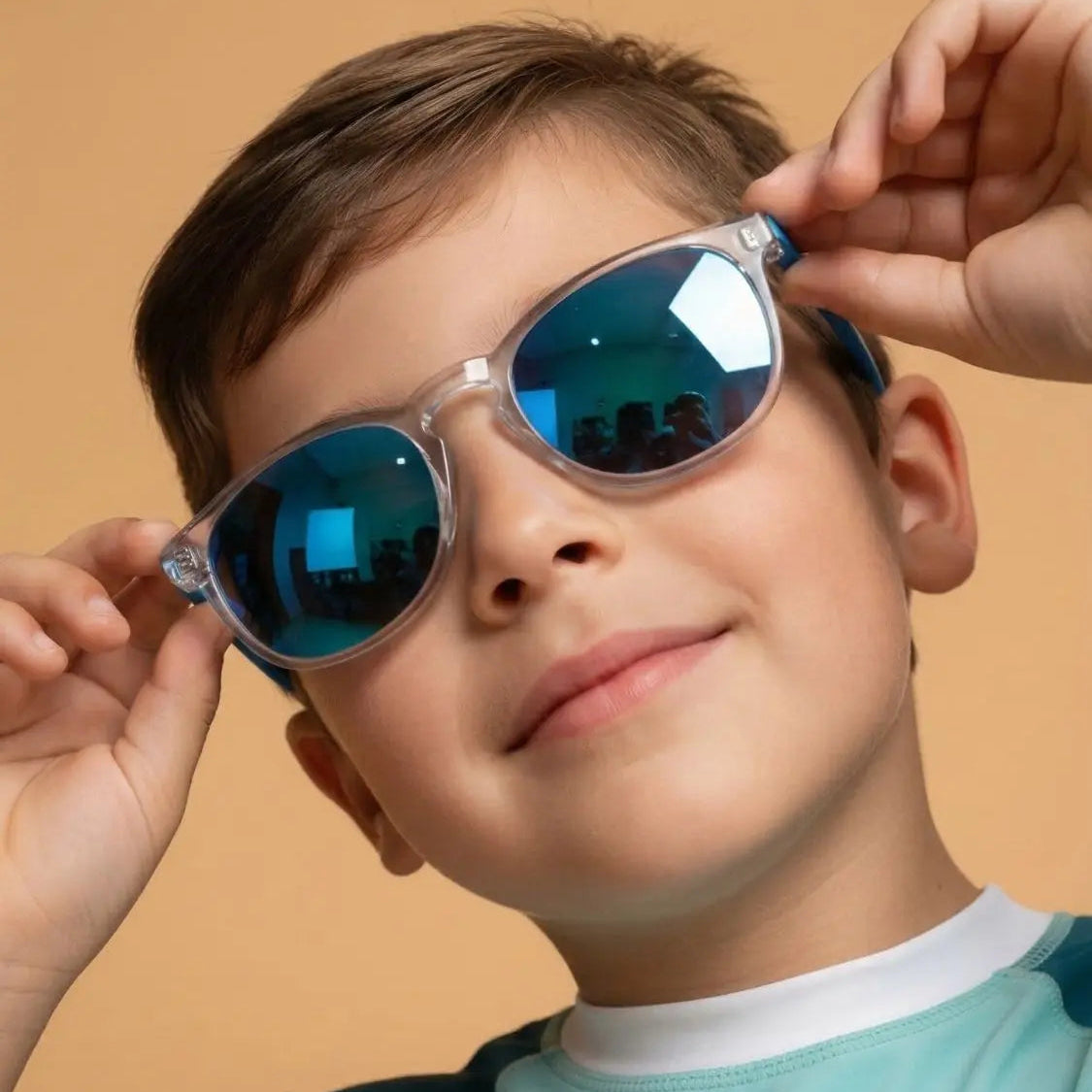 Lunettes de soleil enfant transparentes Plouf!