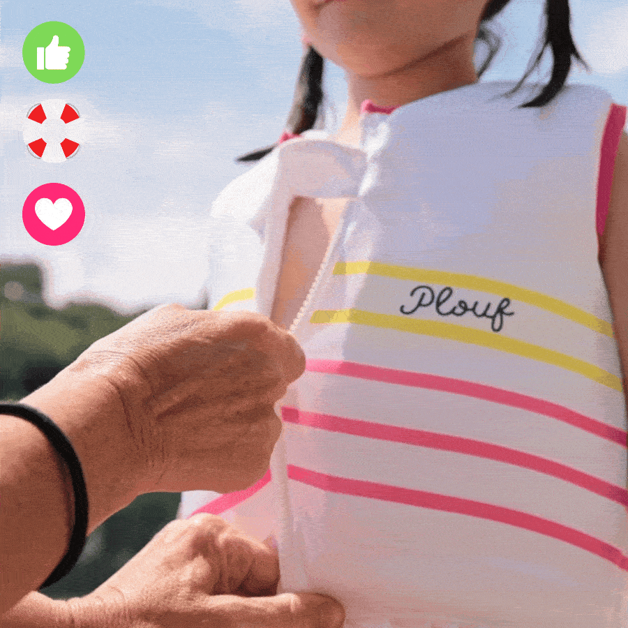 Maillot de bain flottant fille : Madame (Copie) Plouf