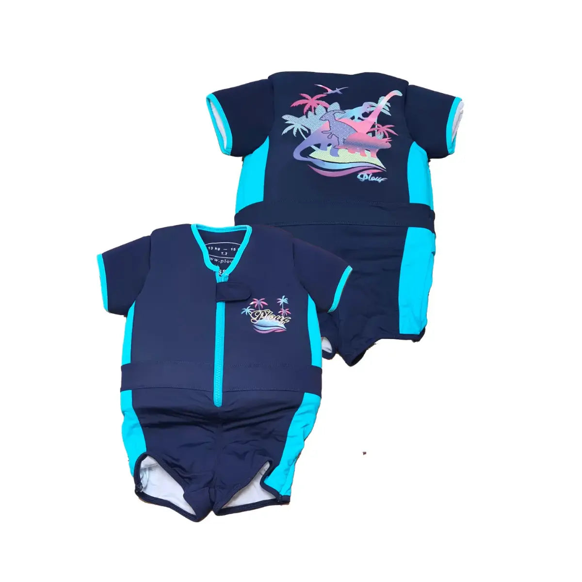 Maillot de bain flottant garçon : Dino Island Plouf