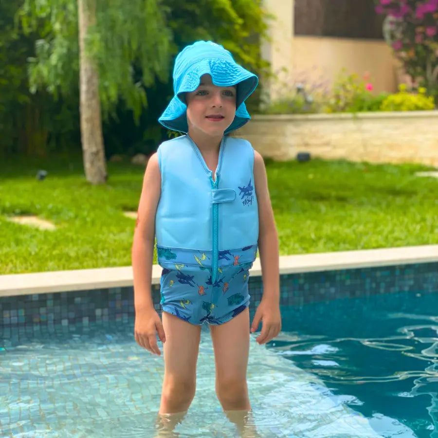 Floating swimsuit for boys, floating swimsuit for children, baby - Plouf -  Plouf!