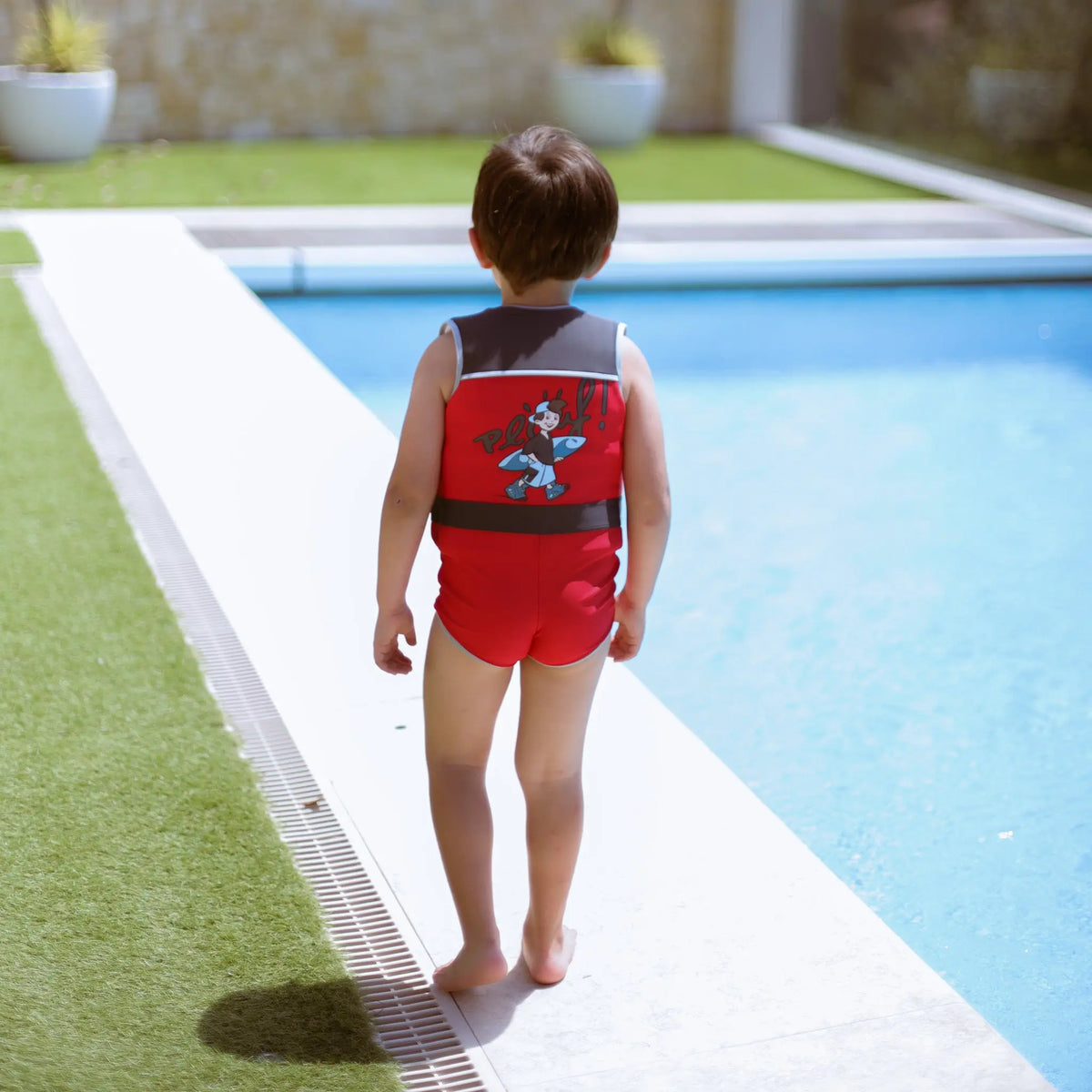 Floating swimsuit for boys, floating swimsuit for children, baby - Plouf -  Plouf!