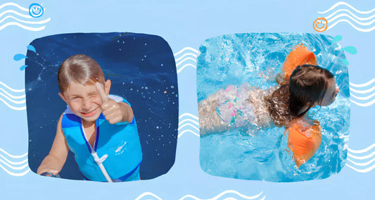 Brassard ou gilet de natation : quelle solution choisir pour aider son enfant à nager ?