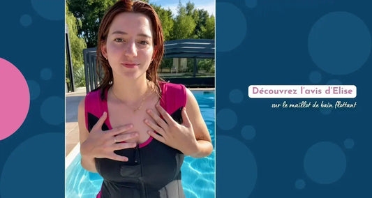 Elise retrouve confiance avec le maillot de bain flottant Plouf FR
