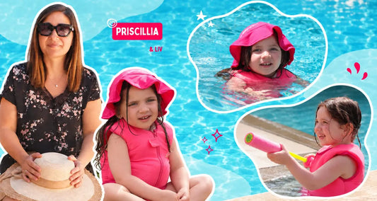 Maillot de bain flottant enfant : l'avis de Priscillia Plouf FR