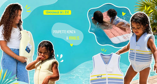 Poupette Kenza choisit Plouf pour Khalis cet été Plouf FR