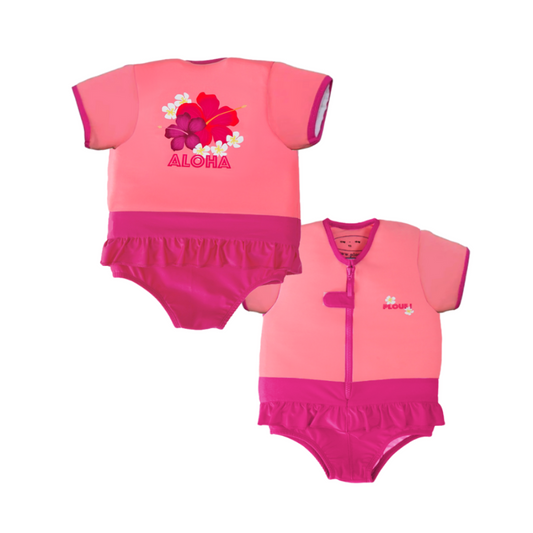 Maillot de bain flottant fille : Plouf