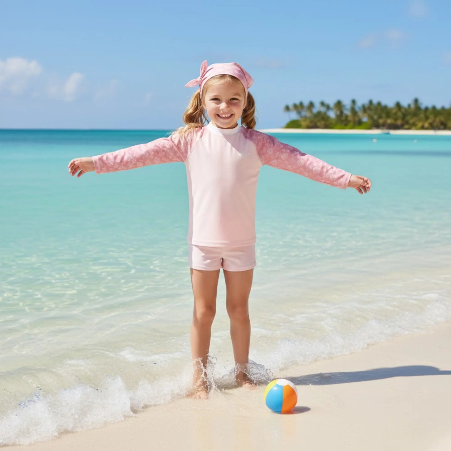 Bandana de bain enfant anti-uv Plouf Plouf