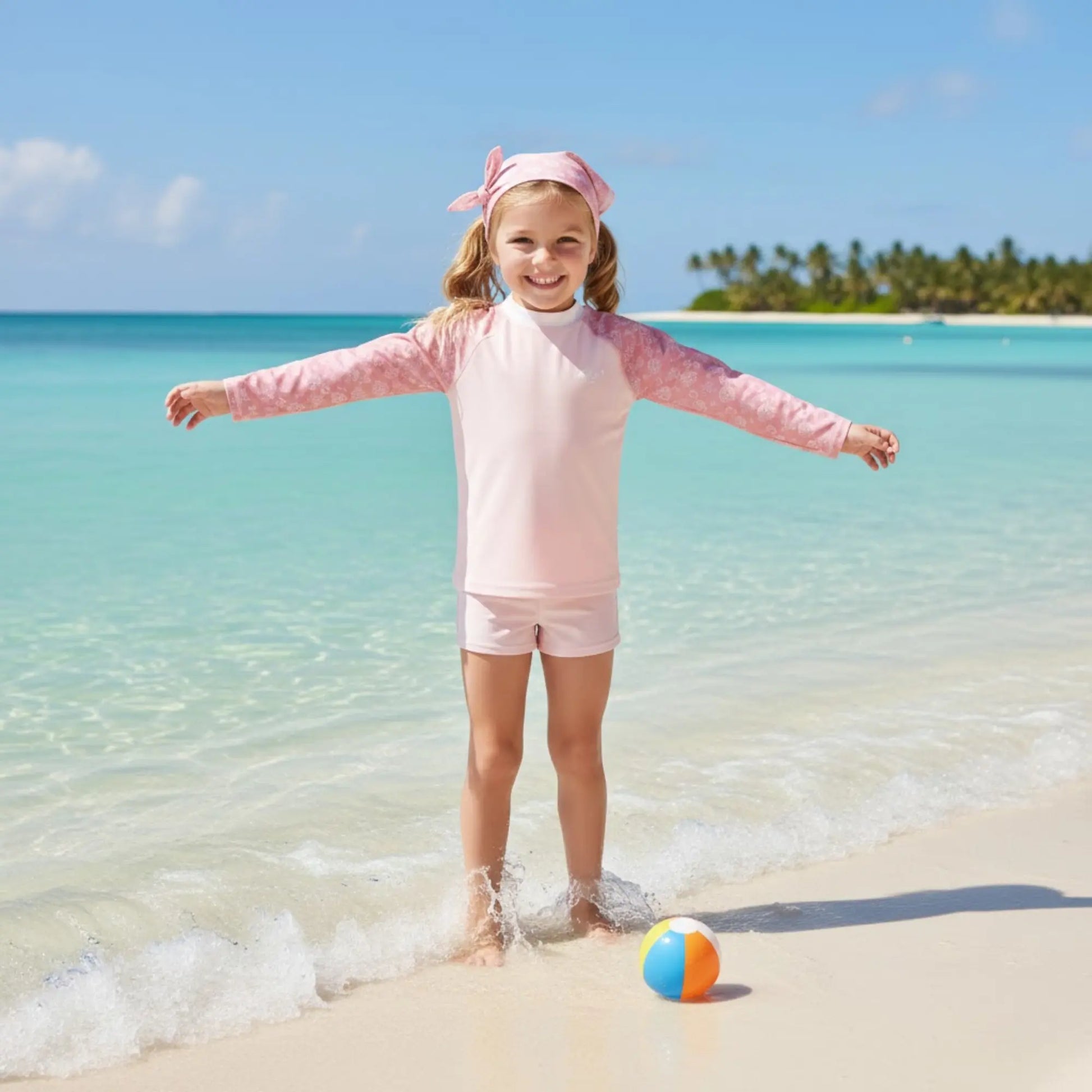 Bandana de bain enfant anti-uv Plouf Plouf