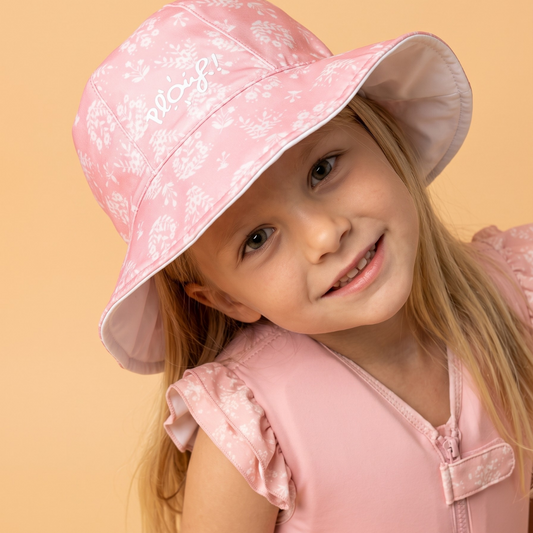 Bob réversible anti-UV pour enfant : Lily
