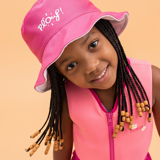 Bob réversible anti-UV pour enfant : Sonia