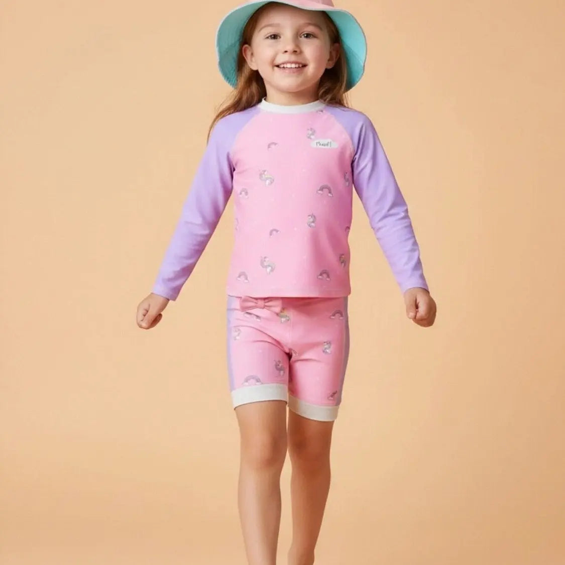 Conjunto infantil Anti-UV niña : Divine Plouf