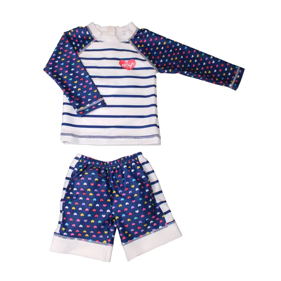 Ensemble enfant Anti-UV fille : Heart Plouf