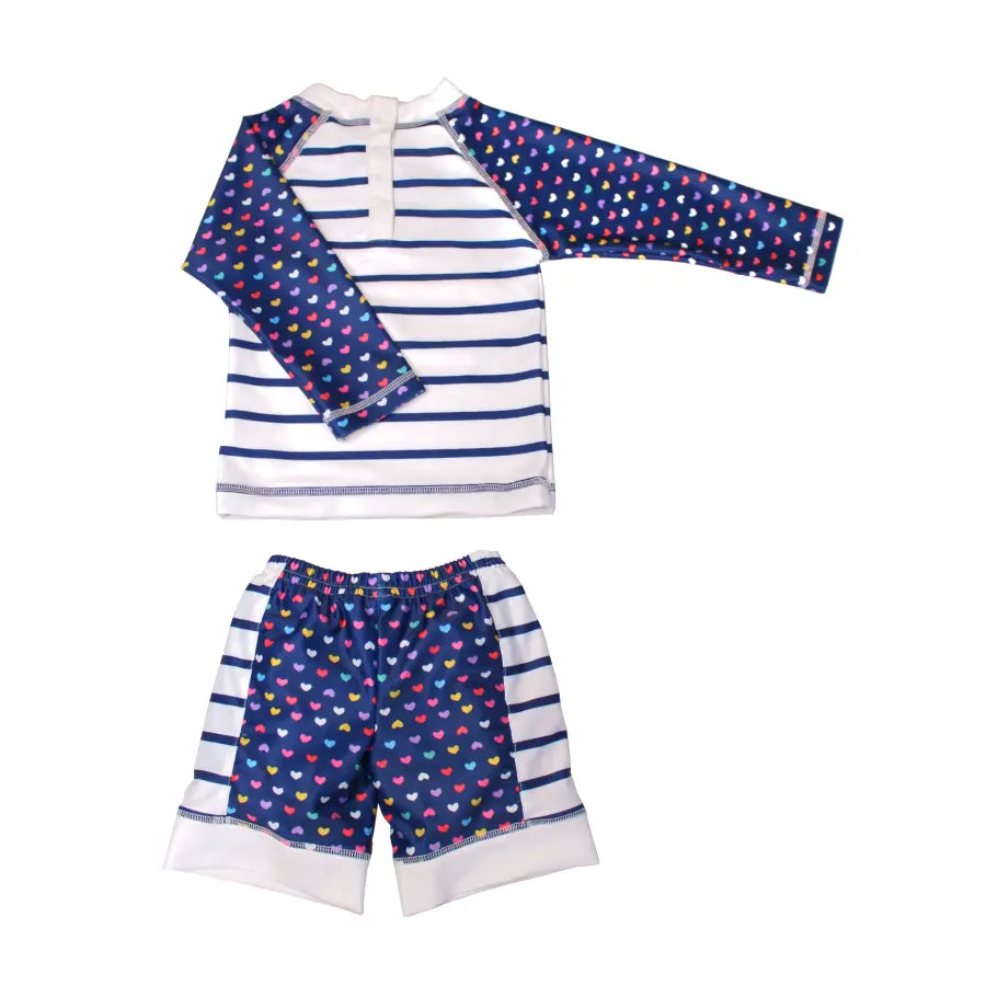 Ensemble enfant Anti-UV fille : Heart Plouf