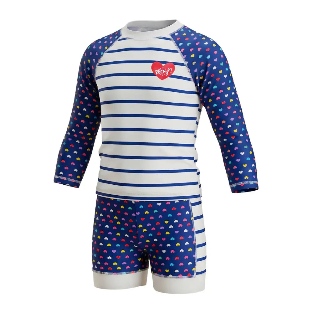 Ensemble enfant Anti-UV fille : Heart Plouf