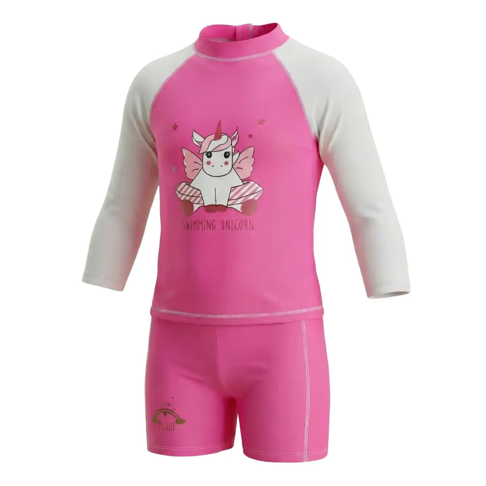 Ensemble enfant Anti-UV fille : Licorne Plouf