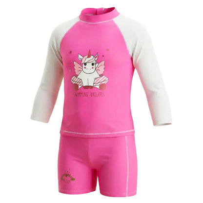 Ensemble enfant Anti-UV fille : Licorne Plouf