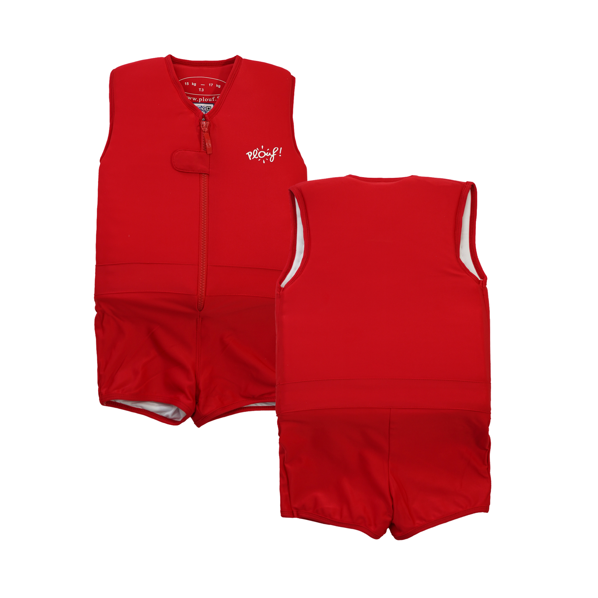 Maillot de bain flottant mixte : Flamme Plouf