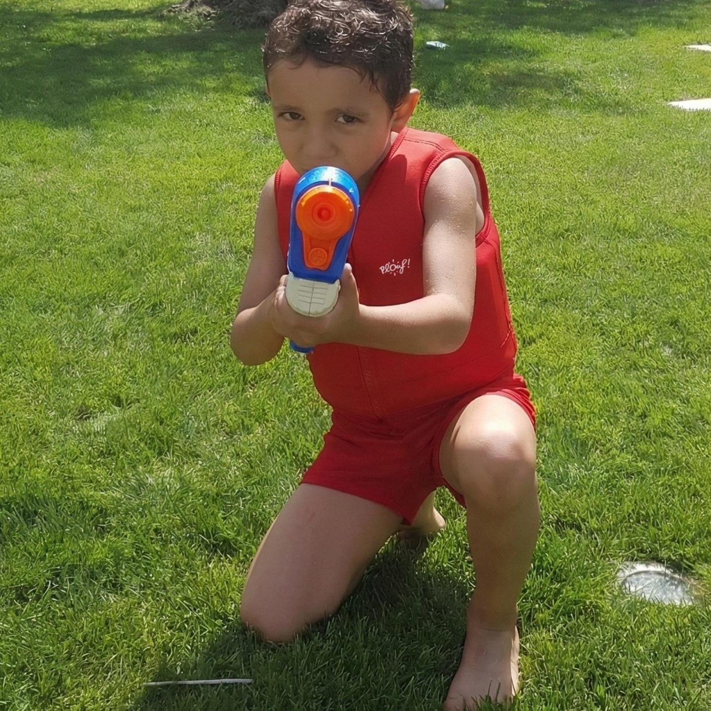 Maillot de bain flottant mixte : Flamme Plouf