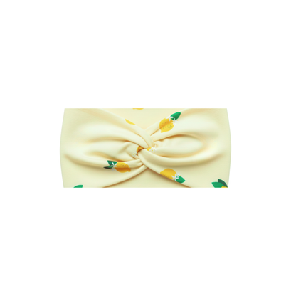 Bandeau de tête anti-uv fille : Agrume Plouf