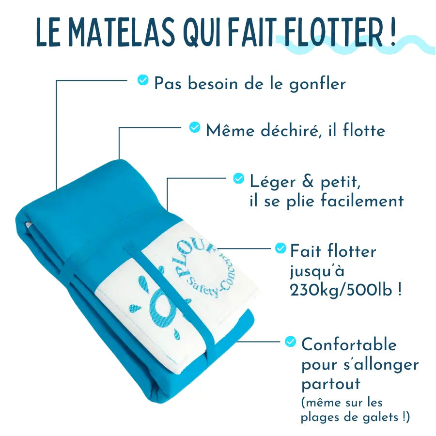 Le matelas flottant Plouf FR