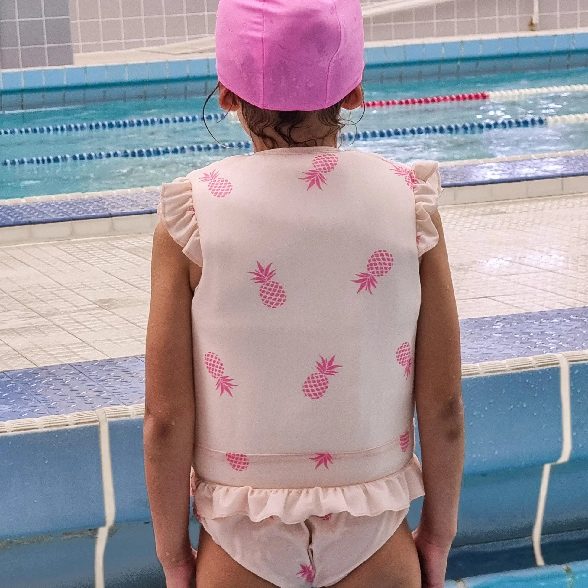 Maillot de bain flottant fille : Ananas girl Plouf