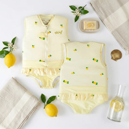 Maillot de bain flottant fille : Agrume Plouf