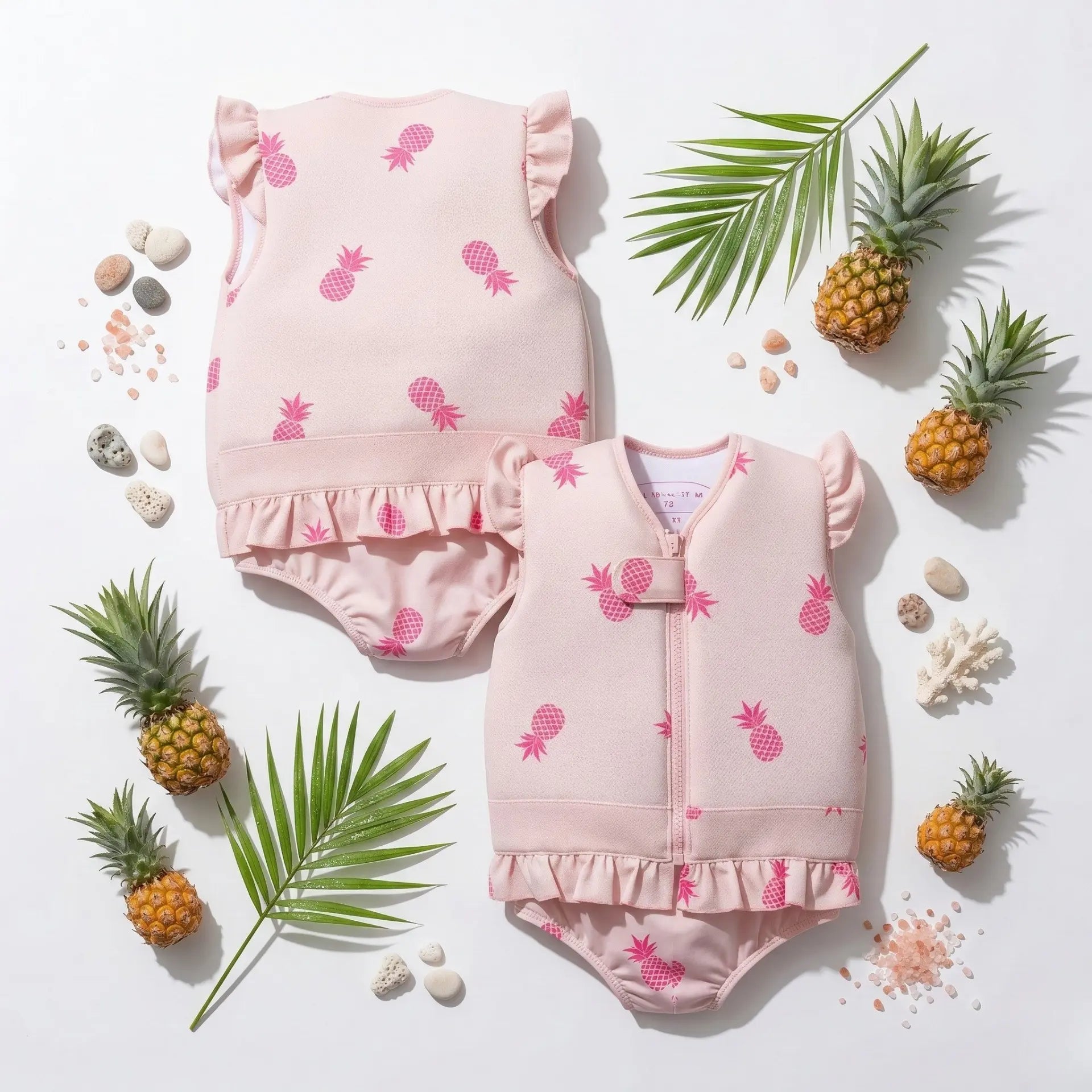 Maillot de bain flottant fille : Ananas girl Plouf