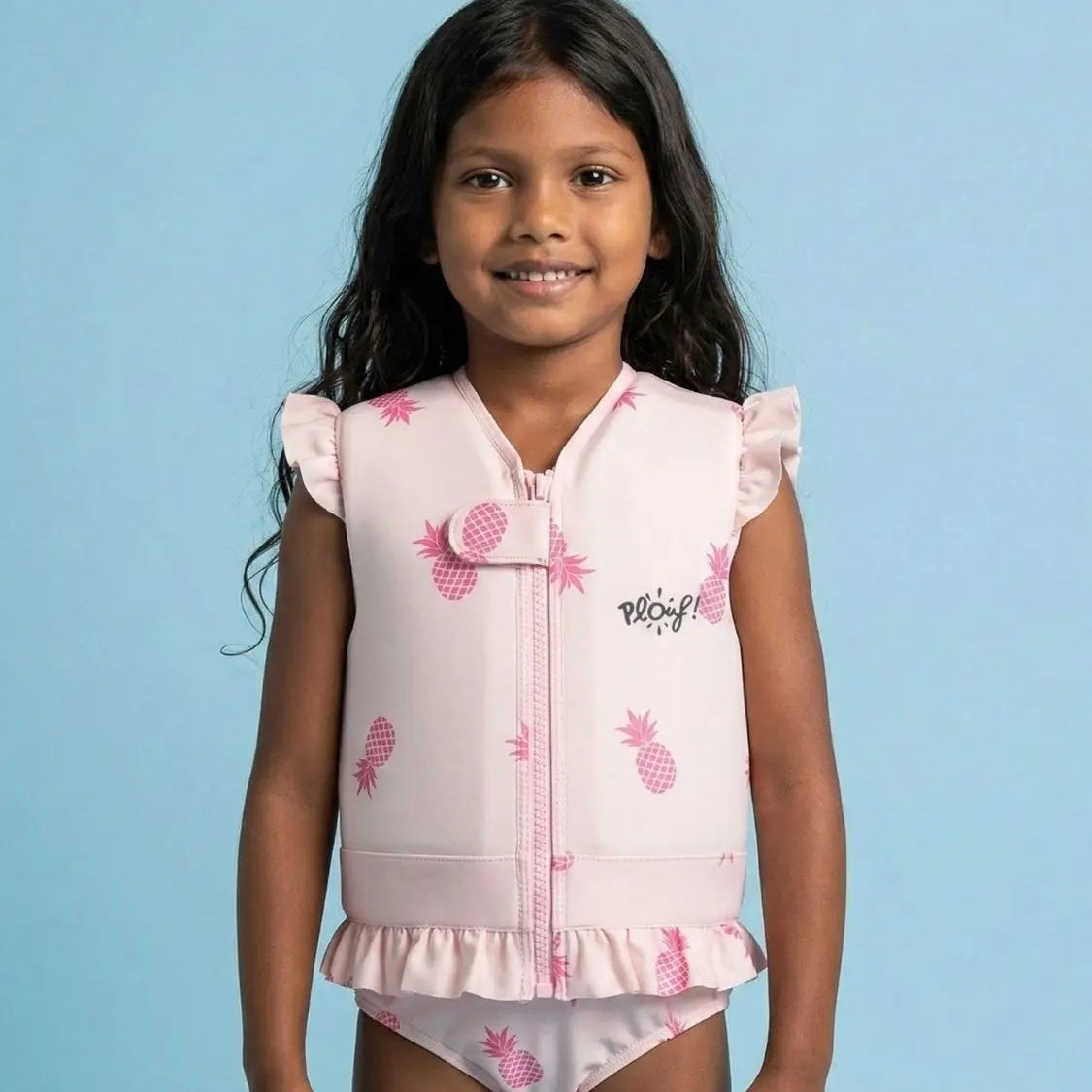Maillot de bain flottant fille : Ananas girl Plouf