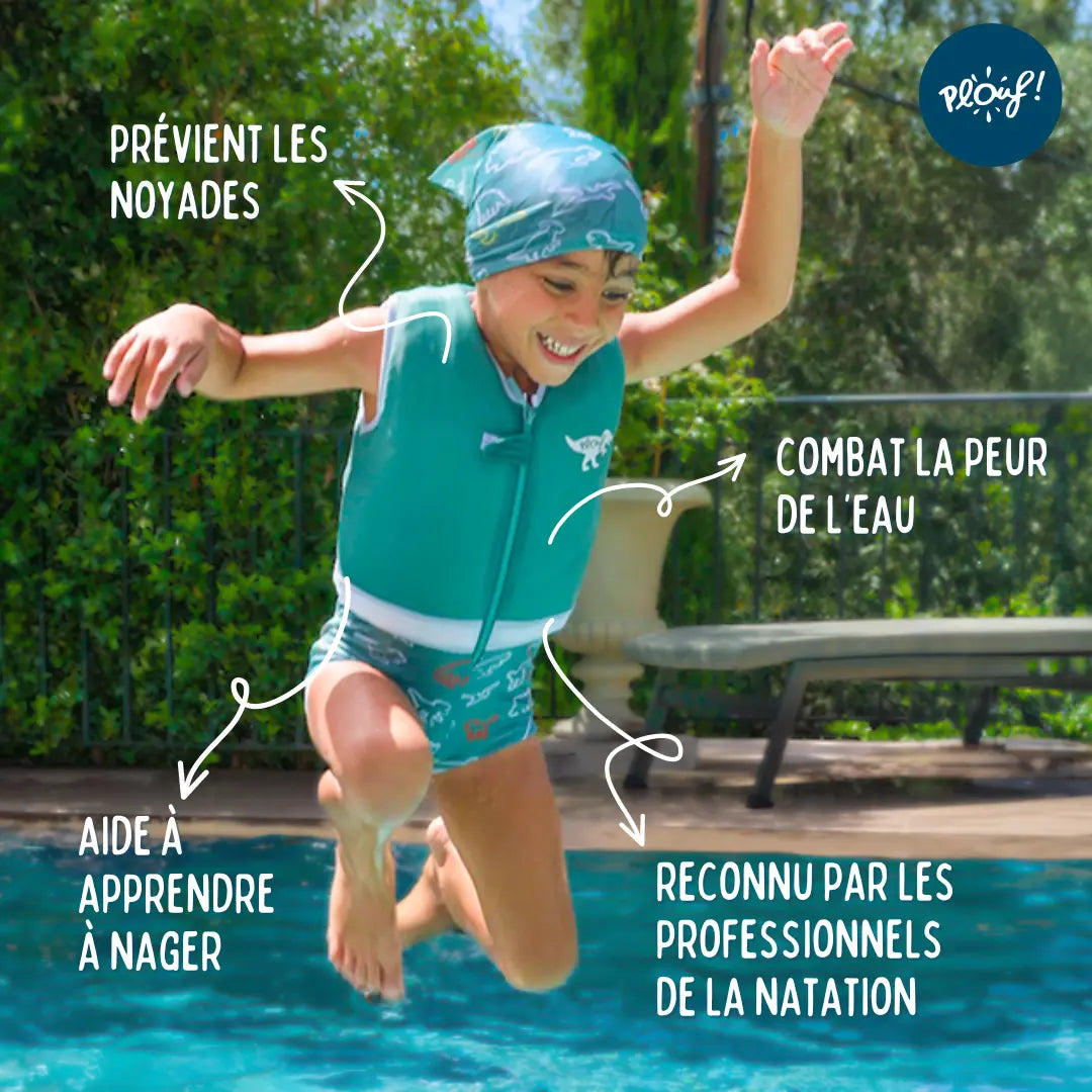 Maillot de bain flottant fille : Arty Plouf FR