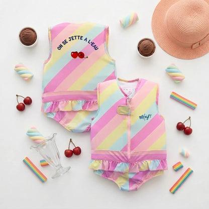 Maillot de bain flottant fille : Arty Plouf