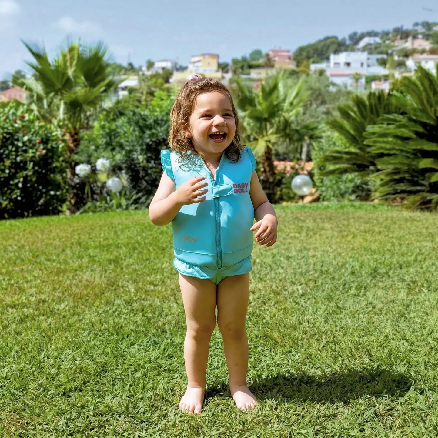 Maillot de bain flottant fille : Baby doll Plouf