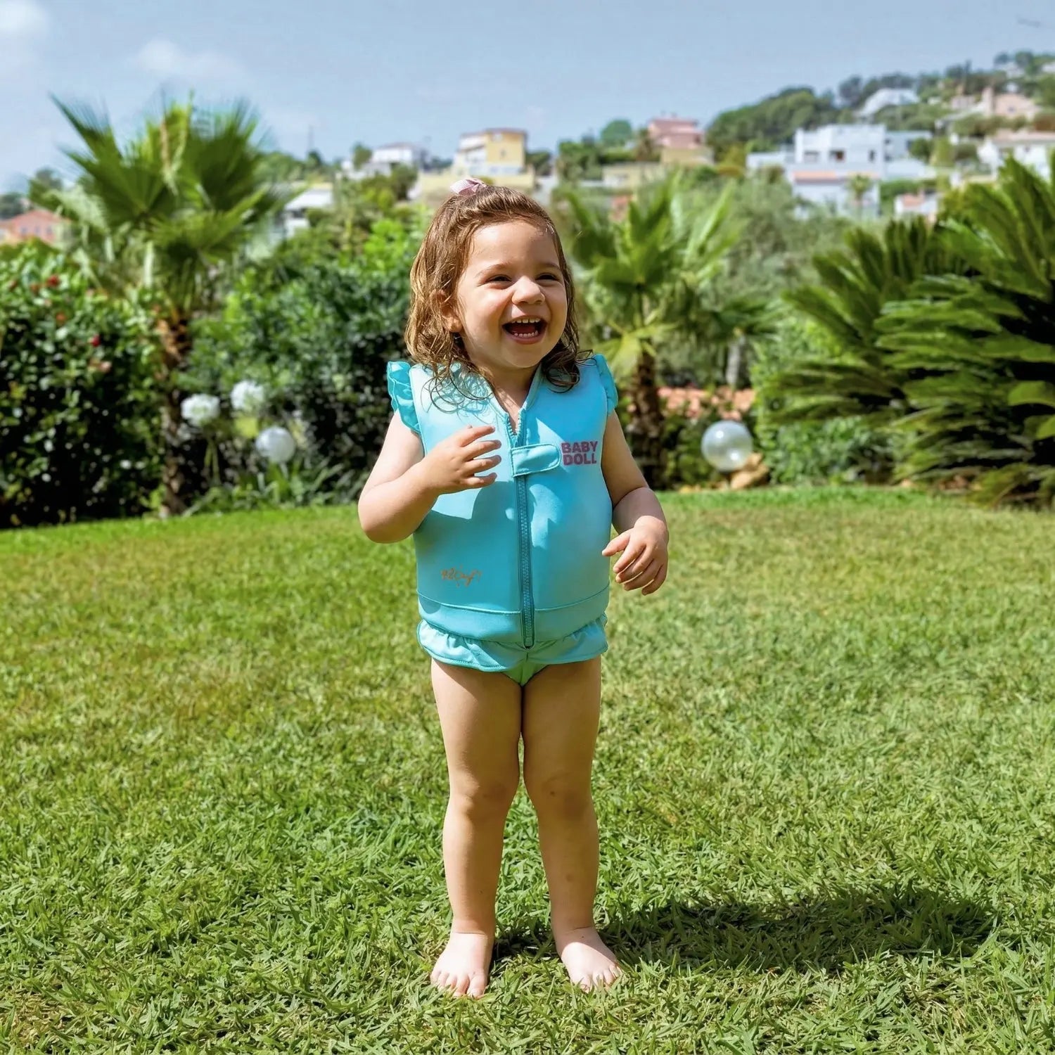 Maillot de bain flottant fille : Baby doll Plouf