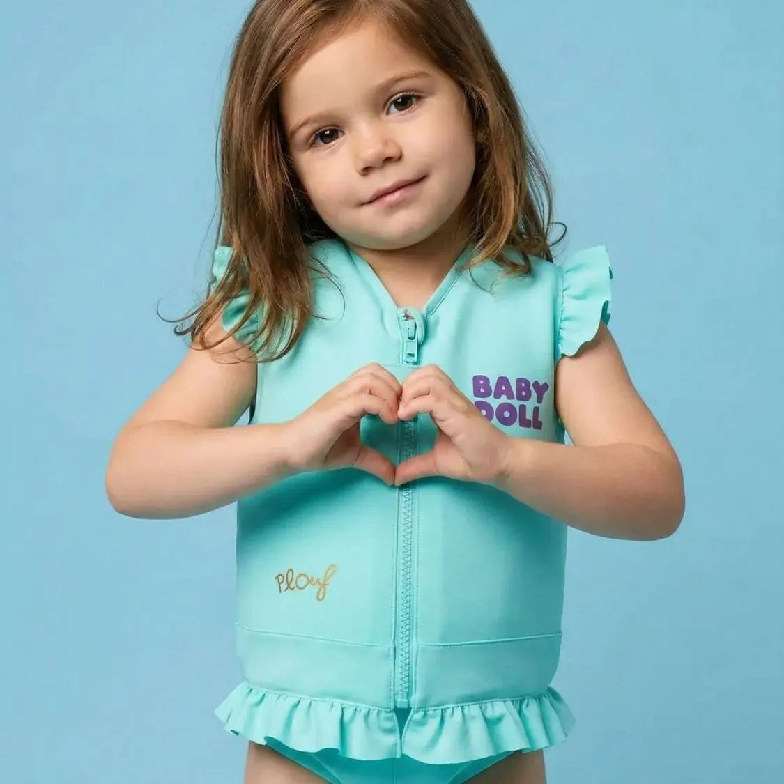 Maillot de bain flottant fille : Baby doll Plouf