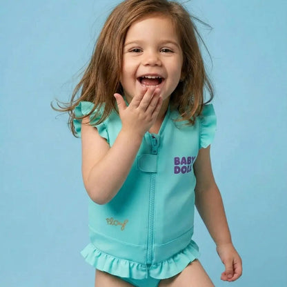 Maillot de bain flottant fille : Baby doll Plouf