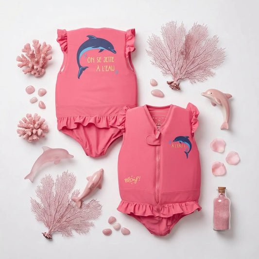 Maillot de bain flottant fille : Dauphin Plouf