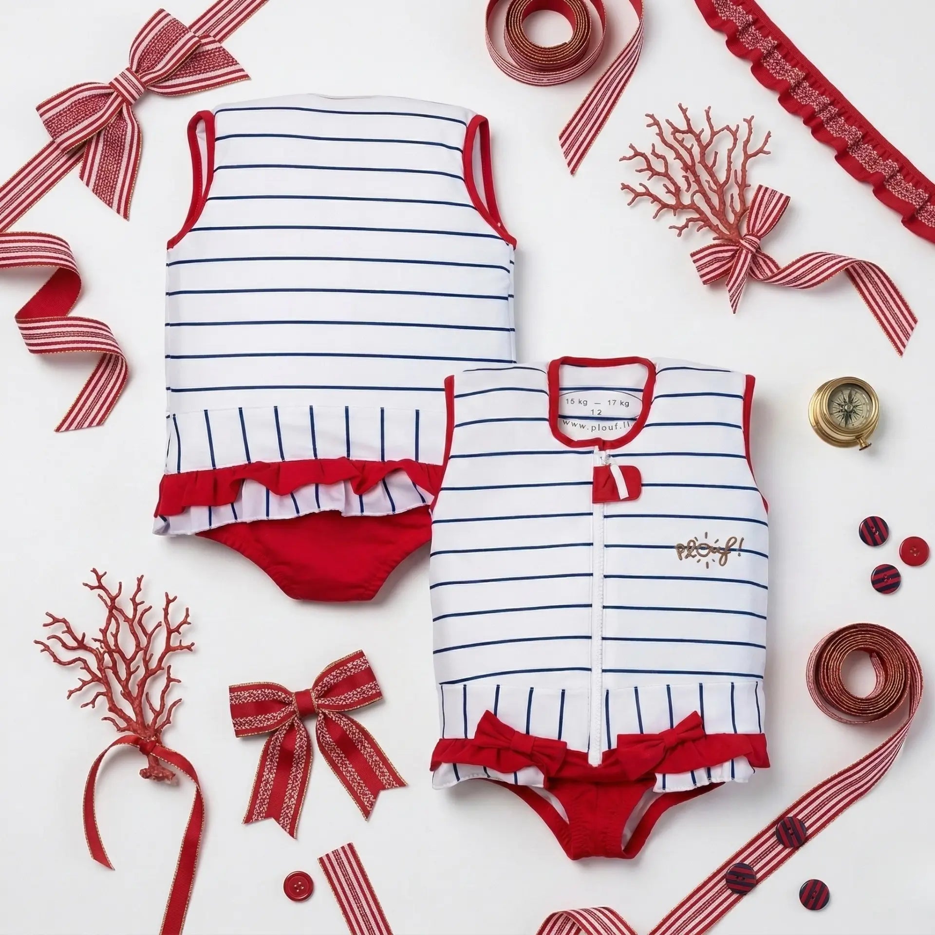 Maillot de bain flottant fille : Marinette Plouf