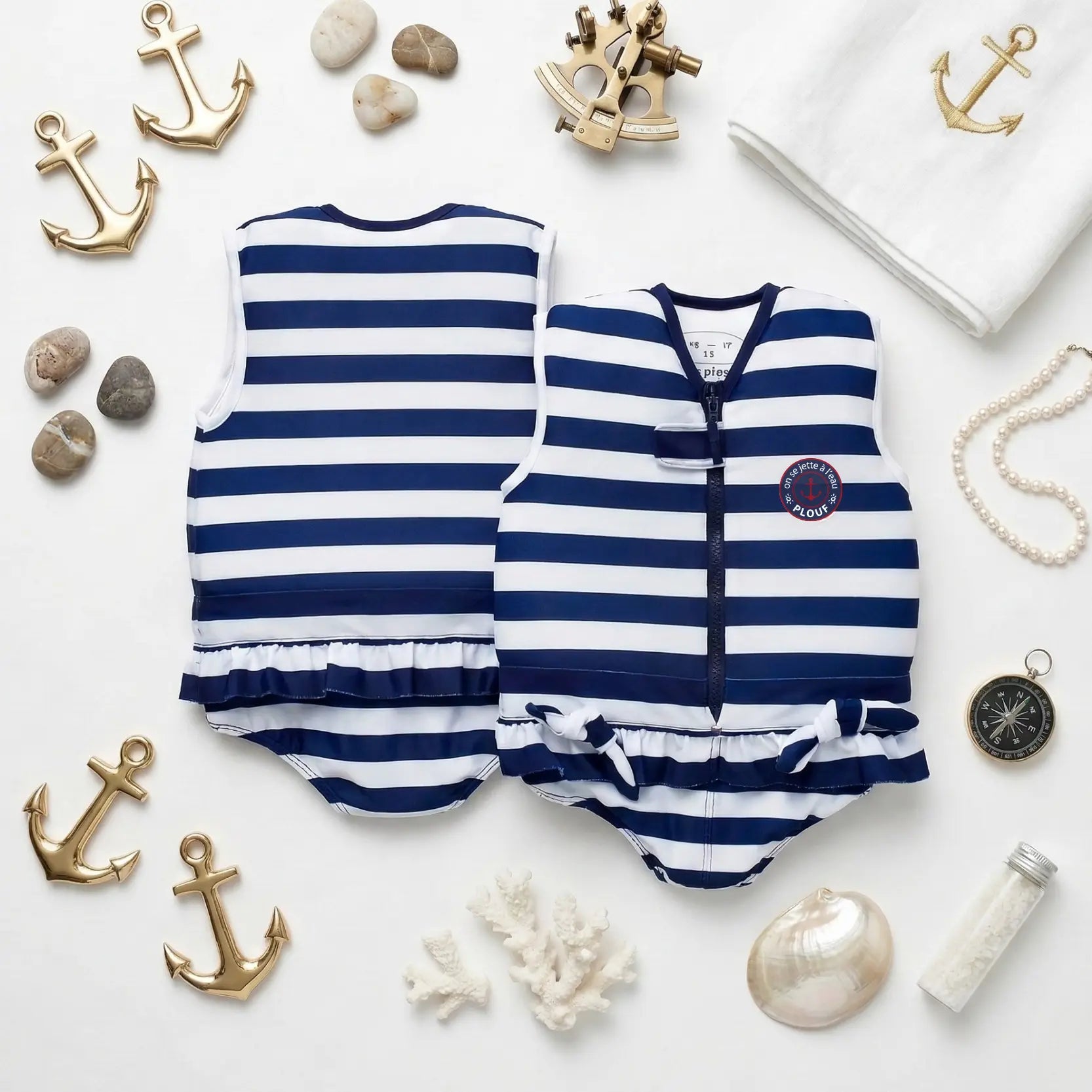 Maillot de bain flottant fille : Mila Plouf