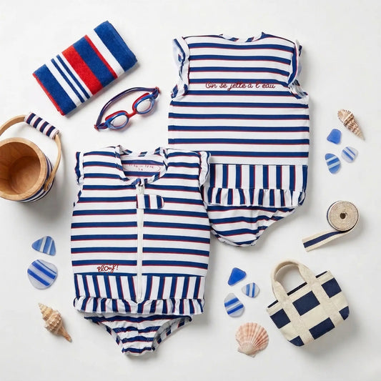 Maillot de bain flottant fille : Néo Plouf