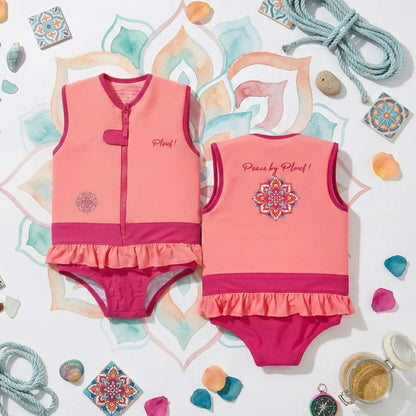 Maillot de bain flottant fille : Peace Plouf