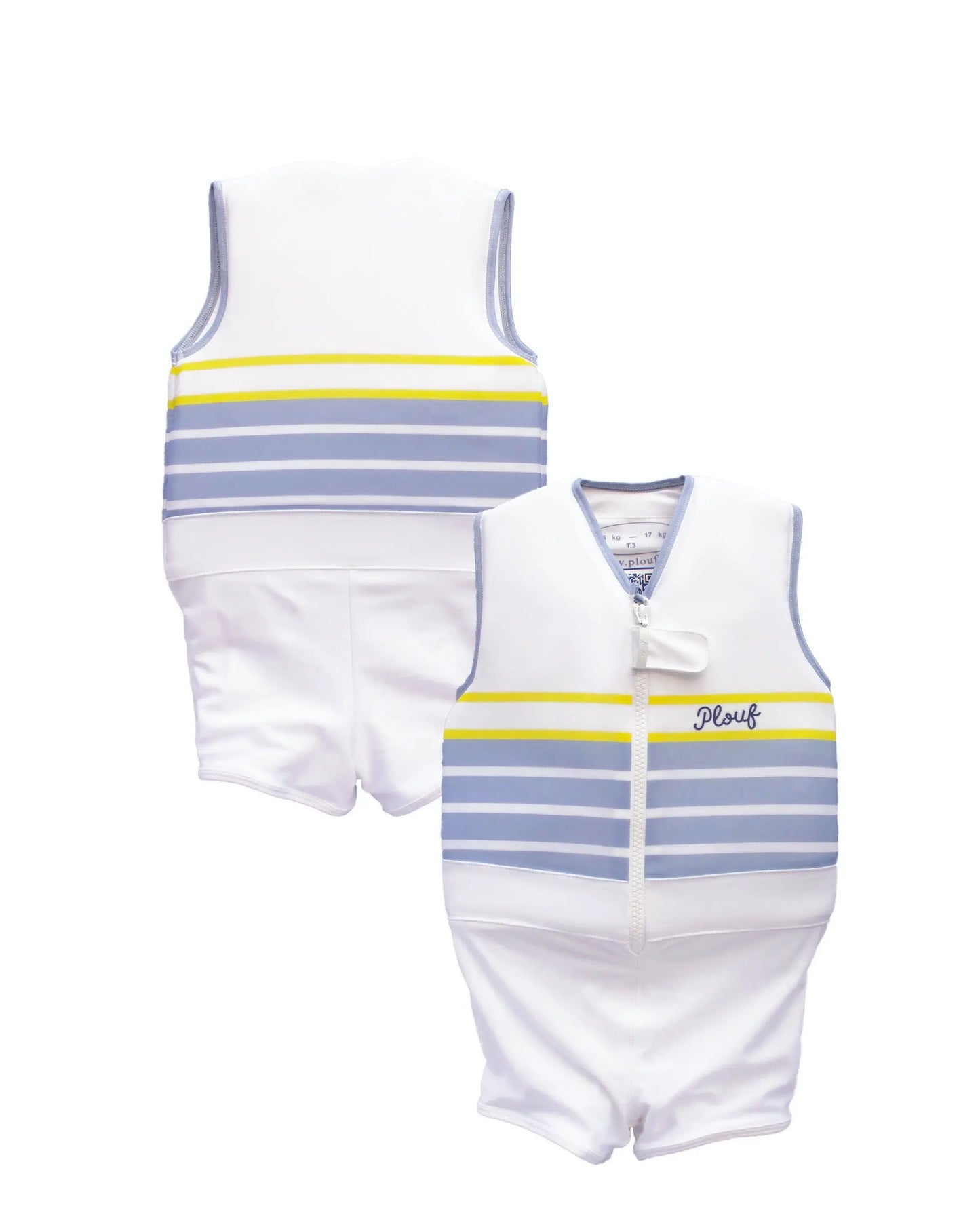 Maillot de bain flottant garçon : Corsaire Plouf