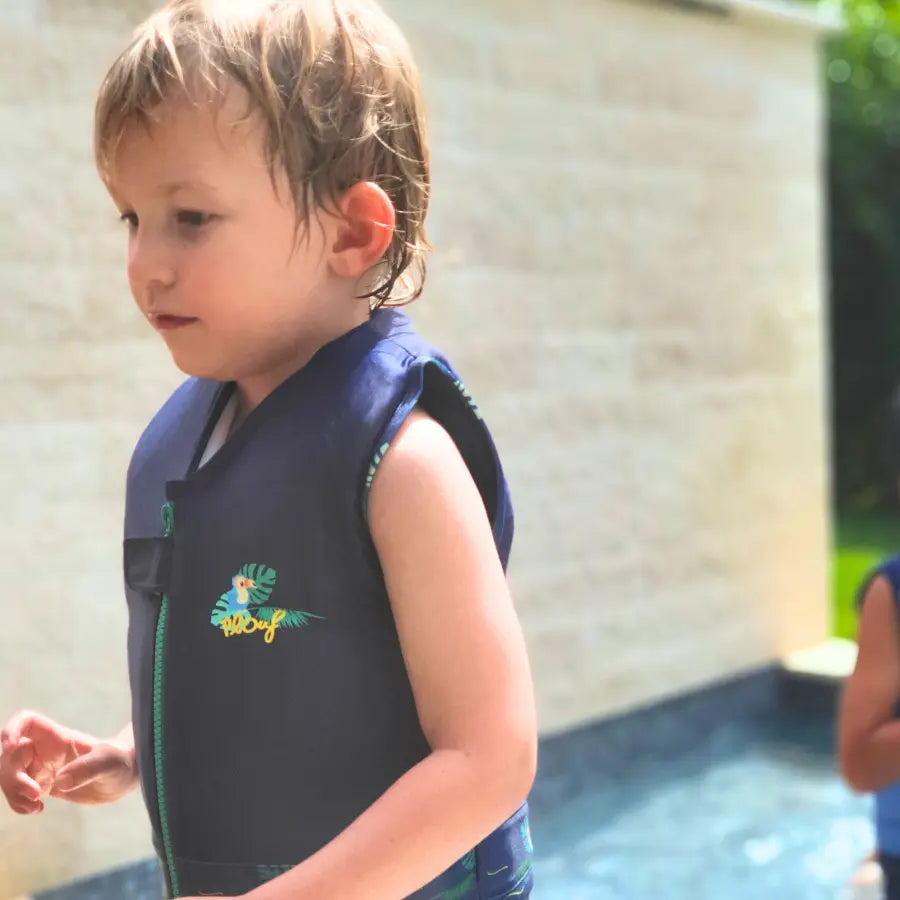 Maillot De Bain Flottant Plouf! Pour Fille – Aide à L'apprentissage De La Nage, Sécurité Renforcée – Taille Selon Le Poids