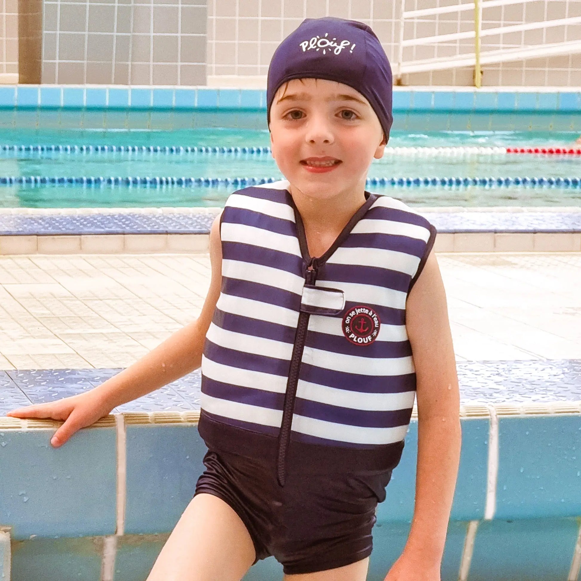 Maillot de bain flottant garçon : Toni Plouf