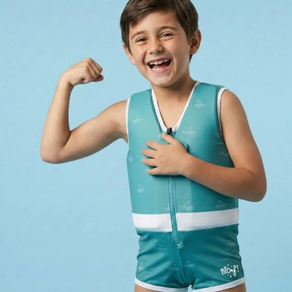 Schwimmender Badeanzug für Jungen : BB Shark Plouf