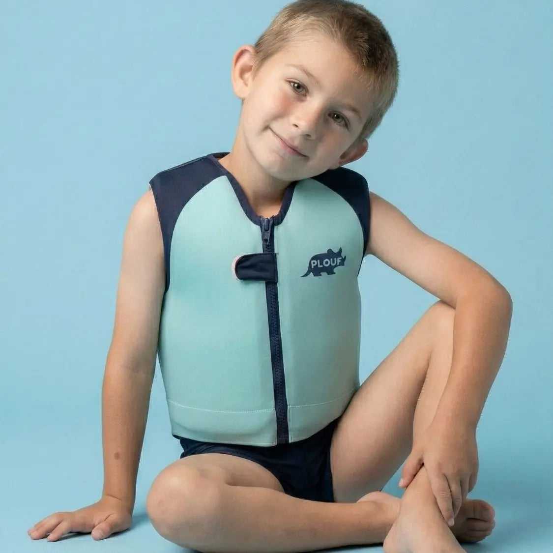 Schwimmender Badeanzug für Jungen : BB Trex Plouf