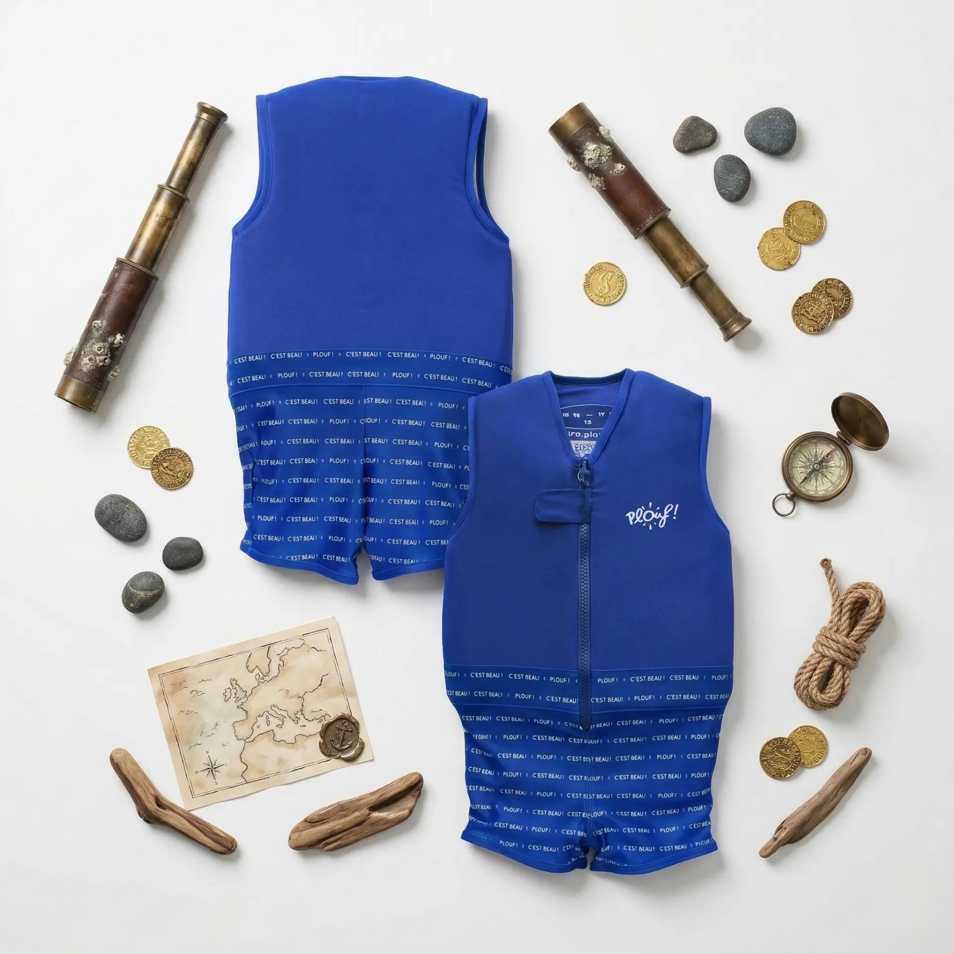 Maillot de bain flottant garçon : Charly Plouf