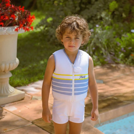 Maillot de bain flottant garçon : Corsaire Plouf