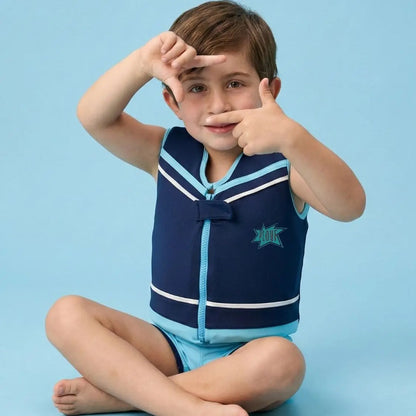 Maillot de bain flottant garçon : Dino Plouf