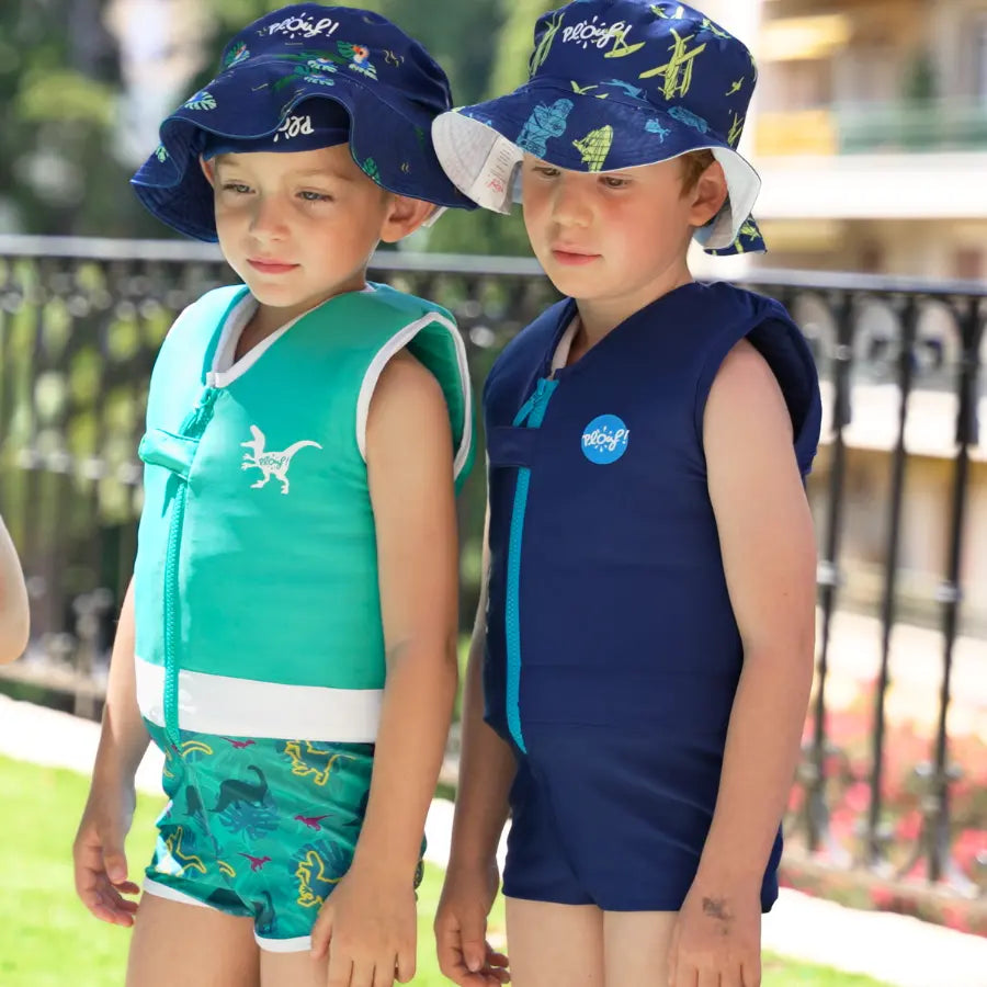 Maillot De Bain Flottant Enfant Anti UV Combinaison Flottante à Flottabilité Réglable Une Pièce Maillot Flottant à Manches Courtes Costume Pour Natation Débutant Garcon Bébé (Blue, M-90 Maillot De Bain Flottant Enfant Anti UV Combinaison Flottante à Flottabilité Réglable Une Pièce Maillot Flottant à Manches Courtes Costume Pour Natation Débutant Garcon Bébé (Blue, M-90